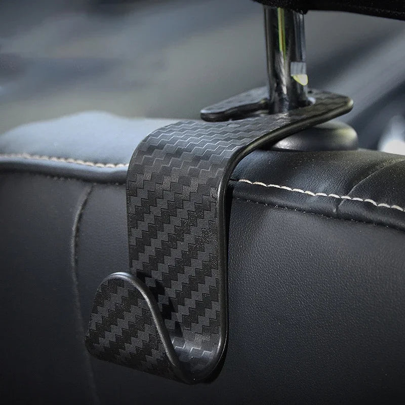 Car Seat Headrest Hooks – Backseat Organizer Hangers | Auto Interior Storage Hook Accessories