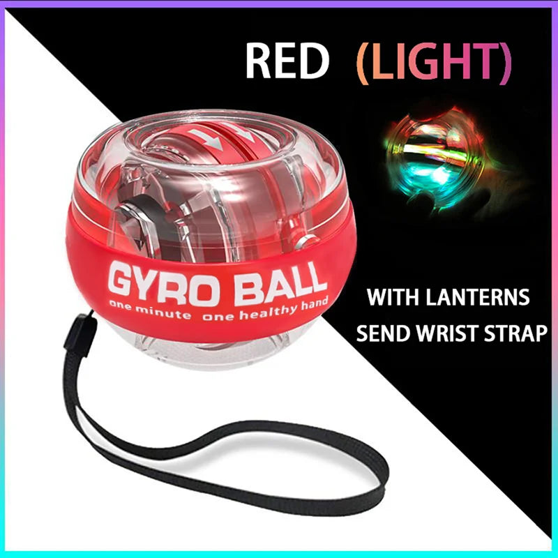 Wristball Glowing Gyroscope – Centrifugal Force Training for Wrist Muscle Relaxation & Arm Fitness
