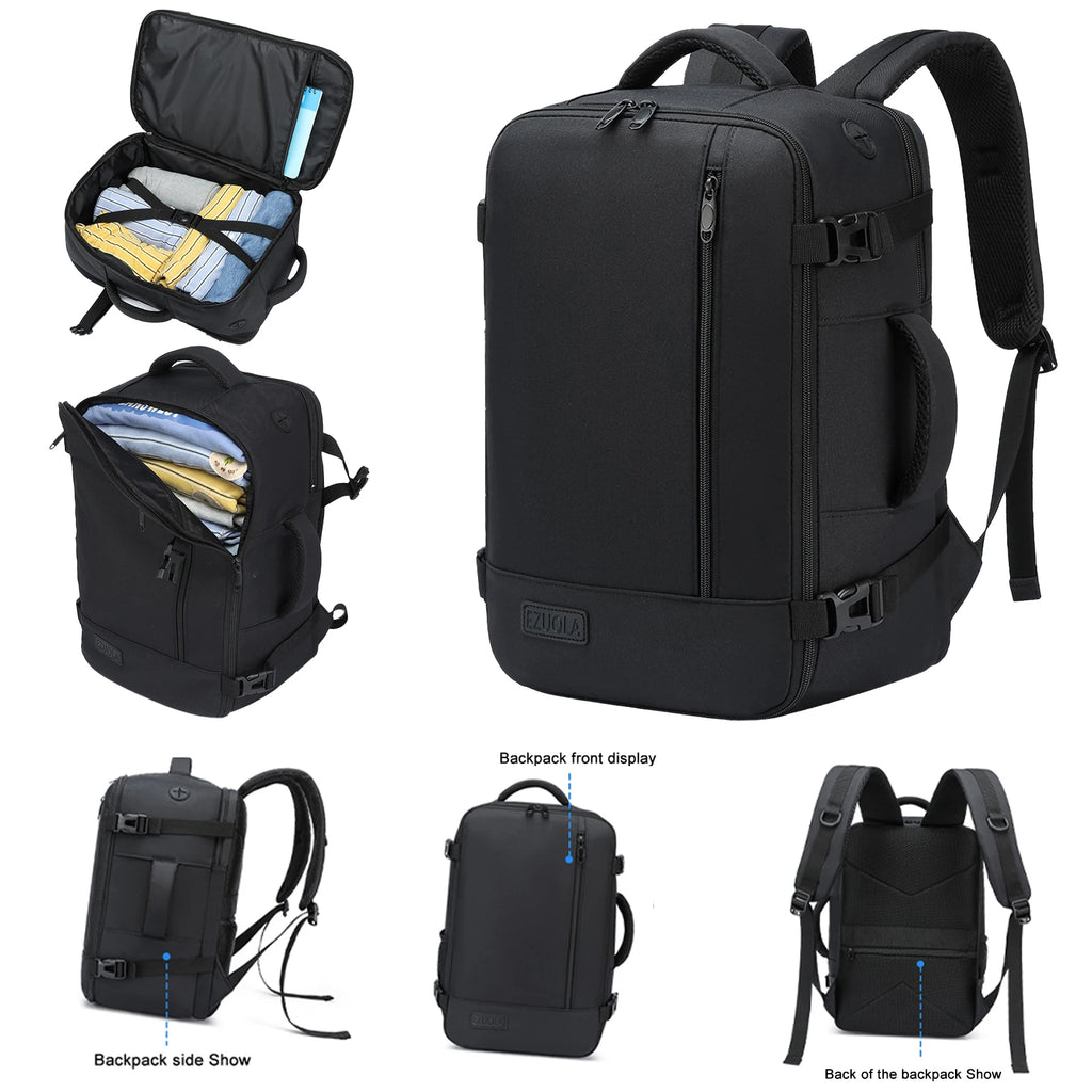 Travel Backpack 40x20x25 – Ryanair Hand Luggage with Laptop Compartment | Portable Luggage for Students, Business People & School | Cabin Bag