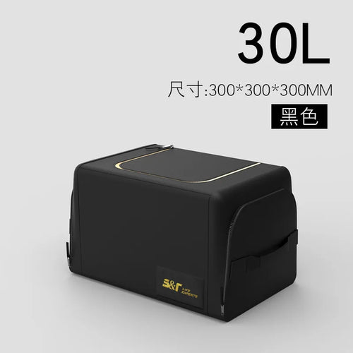 30L-70L Car Luggage Storage Box – Large Capacity Multi-Functional Tool Storage Bag | Oxford Foldable Emergency Storage Box for Car Organization