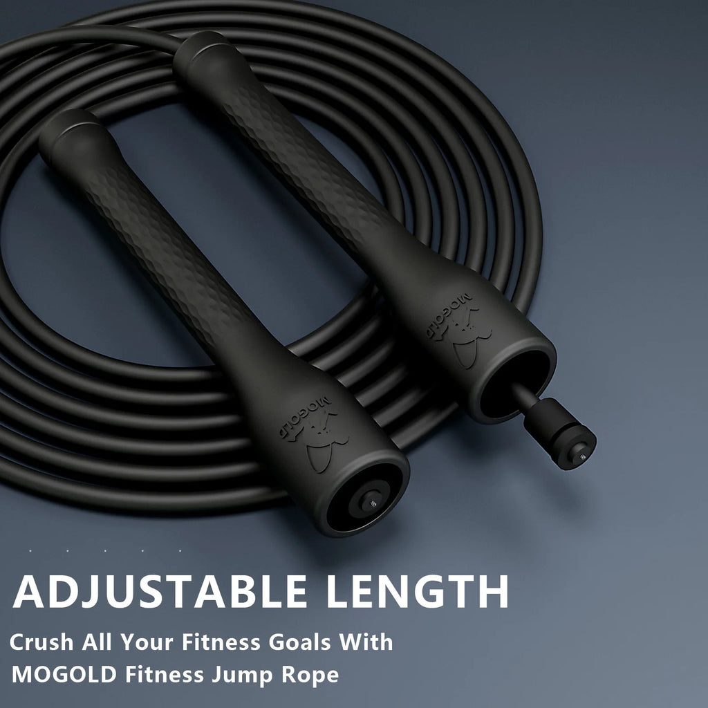 Professional Adjustable Jump Rope – PVC Speed Rope for Kids & Adults | Fitness, Crossfit, and Gym Skipping Rope