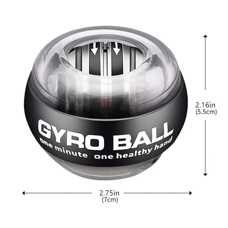 Wristball Glowing Gyroscope – Centrifugal Force Training for Wrist Muscle Relaxation & Arm Fitness