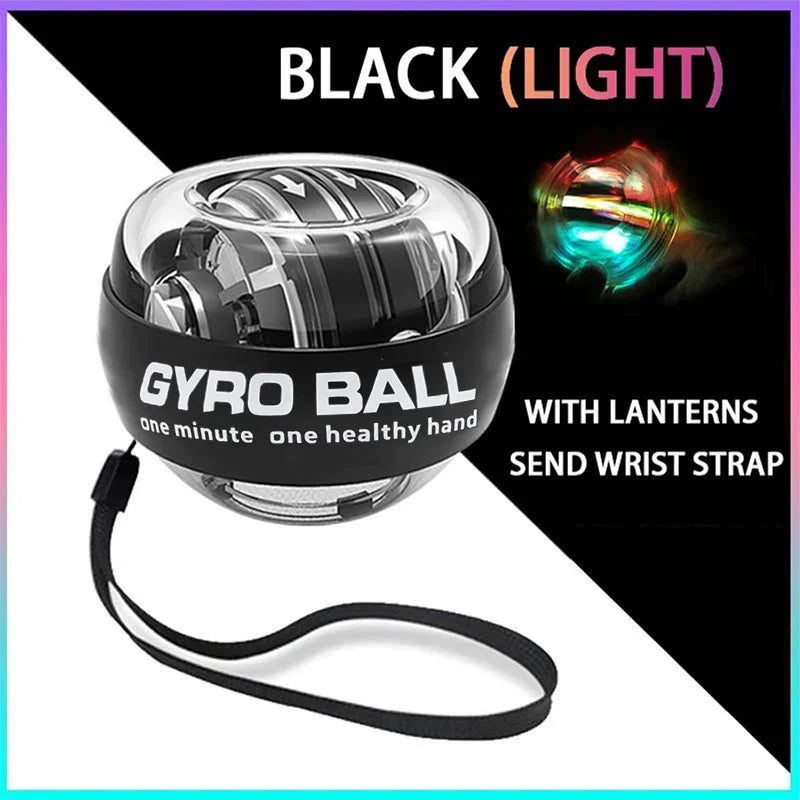 Wristball Glowing Gyroscope – Centrifugal Force Training for Wrist Muscle Relaxation & Arm Fitness